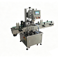 Máquina Tapadora de Tapas de Rosca de Plástico Ajustable, Atornillador Eléctrico de Tapas para Envases de Líquidos