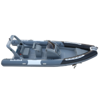 Bateau pneumatique rigide certifié CE, style sportif, en fibre de verre et aluminium, 680 Hypalon, pour la pêche, le surf, les activités de plein air, en PVC et fibre de verre.