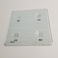Interruptor Táctil de Vidrio Templado Sólido con Seguridad Reforzada, Puntos Táctiles, Bordes con Corte de Diamante 2.5D, Antihuellas, Iluminación para Dormitorio