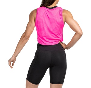 Women's Cropped Gym <strong>Tank</strong> Top With <strong>Relaxed</strong> Fit Made in China