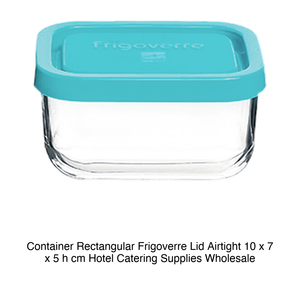 Frigoverre Rectangular Airtight <b>Container</b> 10 × 7 × 5 h cm, with Airtight Lid - Product Image 2