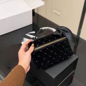 Sac à main carré de luxe en cuir véritable haut de gamme pour femme, décontracté, avec fermeture éclair, résistant à l'eau, tendance estivale - Product Image 2