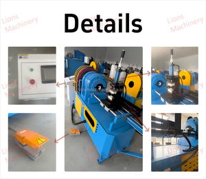 ماكينة تشكيل طرف صغير مدبب للتغذية بتخفيضات كبيرة ، ماكينة تشكيل مخروط الأنابيب المعدنية ، ماكينة انكماش تفتق الأنابيب الفولاذية - Product Image 5