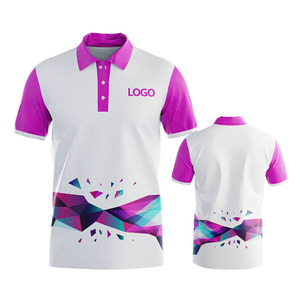 Groothandel Vrouwen Slim Fit Poloshirt Voor Mannen Vrouwen Unisex Custom Logo Borduurwerk Polyester Polo Golfshirt - Product Image 2