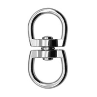 Anneau rotatif en fonte de fer en forme de 8 émerillons anneau maillon de chaîne anneau universel boucle de bagage 67X22mm porte-clés chien vache cheval matériel pour animaux de compagnie