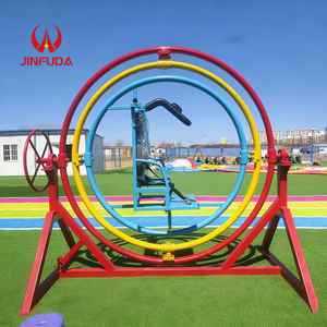Manège portable sans moteur pour parc d'attractions, type gyroscope humain extérieur, Spaceball, anneau spatial tridimensionnel - Product Image 2