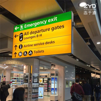 Prix de gros, kiosque de service client durable en aluminium, kiosque de service client en libre-service, panneau de signalisation de guidage, fabrication d'aéroports