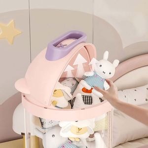 Wholesale Creative <b>Plastic</b> PP Toy <b>Storage</b> Container Plush Display Organizer <b>Shelf</b> for Nursery Playroom Kid's Bedroom - Product Image 4