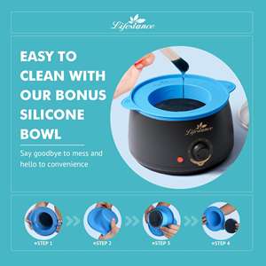 Kit di Cera Depilatoria Naturale Lifestance per Salone, <span class=keywords><strong>Ceretta</strong></span> <span class=keywords><strong>Brasiliana</strong></span> Indolore - Product Image 5