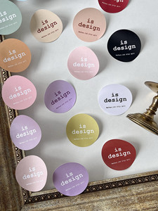 Op maat gedrukte, zelfklevende bedrijfslabels, gestanste stickerset voor het verzegelen van enveloppen en verpakkingen voor kleine bedrijven - Product Image 2