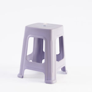 Ghế đẩu nhựa thiết kế hiện đại, có thể điều chỉnh chiều cao, chống trượt, xếp chồng được, màu cam, xanh lá, kaki, dùng cho phòng khách - Product Image 1