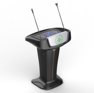 Podio Inteligente Portátil con Pantalla Táctil Ajustable y Soporte de Piso para Presentaciones Multimedia en Escuelas y Empresas - Product Image 6