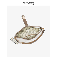 Sacs à bandoulière pour femmes en cuir crème vintage imprimé, sac hobo polyvalent et tendance, sacs messager légers pour femmes