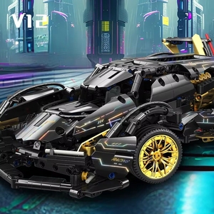 BLK BLK-12 Concept Edition 1:14 Voiture de sport Super Racing Blocks Brick <span class=keywords><strong>Model</strong></span> Jouet de construction à grande vitesse Cadeau pour enfants - Product Image 2