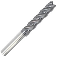 Fresa de tungsteno CENTER HRC45/55/65 personalizada CNC 1F/2F/3F/4F Fresa de extremo de carburo sólido no estándar