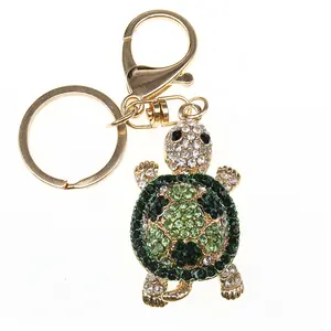 Personalise Green Turtle Keychain Aninals Styles Sea turtle Creative Key Chain