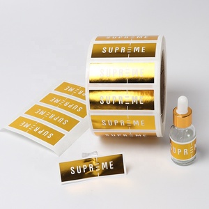 Adesivi per trofei in lamina d'oro con stampa personalizzata adesivi in lamina d'oro in pvc adesivi in foglio di alluminio dorato - Product Image 2