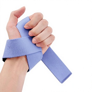 Correas de Muñeca de Algodón Resistente para Levantamiento de Pesas, Entrenamiento de Peso Muerto, Ejercicios de Tracción, Barra y Fisicoculturismo - Product Image 1