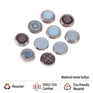 Bottoni Metallici Sostenibili Pionieri Conformi agli Standard Ambientali UE, All'Avanguardia nella Nuova Tendenza della Moda Europea - Product Image 3