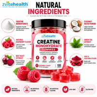 Gummies énergétiques à la créatine monohydrate pour adultes, marque privée, service OEM