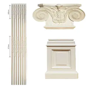 로마 기둥 필라 스터 폴리 우레탄 시멘트 콘크리트 디자인 Pu 기둥 판매