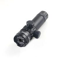 Lunette de visée de haute qualité avec viseur laser rouge, lunette avec monture large, livrée avec lampe torche laser