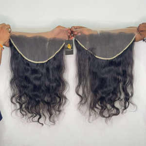 5x5 13x6 13x4 HD perruques frontales à fermeture en dentelle suisse cheveux humains 6x6 cheveux à fermeture HD, faisceau de cheveux humains indiens temple brut - Product Image 1