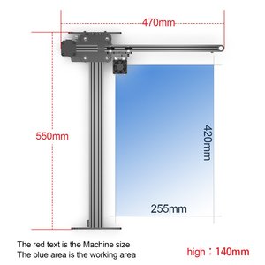 Máquina de Grabado y Corte Láser para Madera, Metal, MDF, Goma, Control por Aplicación Lightburn, Fácil de Operar, Neje Master <span class=keywords><strong>3s</strong></span> Plus CNC - Product Image 2