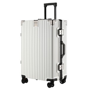 Aluminum Frame 26 Inch <b>Suitcase</b> Large Capacity Trolley Case Swivel Wheels Unisex Leisure Travel - Product Image 1