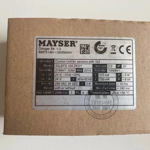 MAYSER Safety <b>Relay</b> SG-EFS104ZK2/1 Control Unit For Sensors With 1k2 - Product Image 5