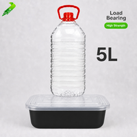 Boîte à lunch rectangulaire en PP de qualité alimentaire, 24 oz, durable, micro-ondable, sans BPA, recyclable, jetable et réutilisable, avec couvercle