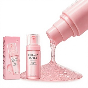 Suero Facial Revitalizante con Colágeno, Péptidos y Niacinamida, Liposomas en Burbuja, Etiqueta Privada, 105 ml - Product Image 4