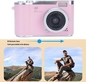 กล้องถ่ายรูปเด็กแบบพลิกหน้าจอขนาด 2.4 นิ้ว X2 พร้อมเกมในตัว ของขวัญคริสต์มาสแสนสนุกสำหรับเด็ก เซ็นเซอร์ภาพ CCD - Product Image 4