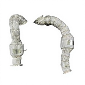 Tuyau d'échappement pour BMW 135i 335i Z4 E82 E87 E81 <span class=keywords><strong>E90</strong></span> E91 E92 N54 avec catalyseur - Product Image 4