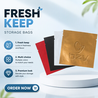 Sacs Mylar personnalisés avec mon logo, étanches, en PE, refermables avec fermeture éclair, pour bonbons, herbes, snacks, 1/8, 1/4, 1 oz, emballage mat en feuille d'aluminium