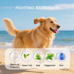 Polvo Dental Natural para Perros, Polvo Probiótico para Limpieza Dental, Previene la Placa y el Sarro, Refresca el <span class=keywords><strong>Aliento</strong></span>, Producto para el Cuidado Bucal <span class=keywords><strong>de</strong></span> Perros - Product Image 3
