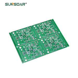 Carte de circuit imprimé multicouche verte à 4 couches avec masque de soudure et pads pour composants - Product Image 3