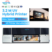Impresora UV Híbrida Automática de Alta Velocidad H3200 de Ricoh para Impresión de Etiquetas Publicitarias Exteriores de 10 pies