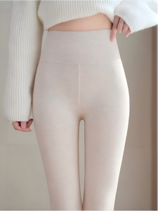 Leggings a Vita Alta per Donna, Pantaloni da Yoga 95% <span class=keywords><strong>COTONE</strong></span>/5% SPANDEX - Product Image 1