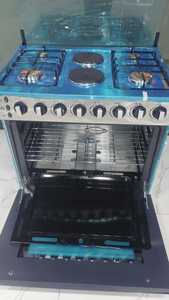 X Vertical <b>Stove</b> With 4 Gas and 2 Electricity, Oven Using Gas, Stainless Steel Burner Gas Cooker X Vertical <b>Stove</b> With 4 Gas and - Product Image 2