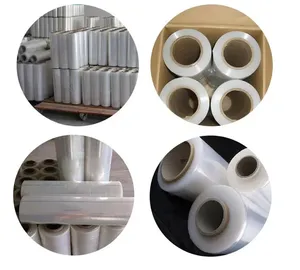 Factory Price Lldpe Stretch Film <b>Plastic</b> Transparent <b>Wrap</b> Film Roll China Packaging Industrial Stretch Film - Product Image 2