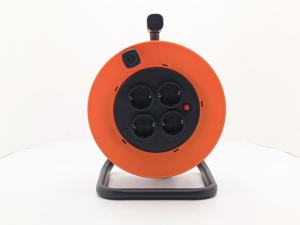 Enrouleur de câble ZNPON 16A 25/50M, 4 prises Schuko, Protection contre la surchauffe, H05VV-F d'isolation en PVC 3G 2.5mm2 <span class=keywords><strong>TF4</strong></span> - Product Image 6