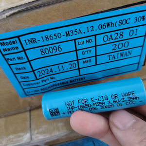 Новая оригинальная литий-ионная батарея Molicell 18650, 3.7В, 3500мАч, 10А, 3C, <span class=keywords><strong>INR</strong></span> 18650 M35A для фонариков и электроинструментов - Product Image 6