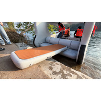 Plateforme flottante gonflable pour jet ski, ponton, quai, passerelle maritime, rampe de quai pour bateau, ponton flottant pour lac