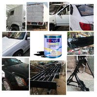 Revêtement de carrosserie automobile Peinture acrylique de voiture 2K Solid Metallic Color Topcoat pour la finition ou la réparation automobile Peinture de voiture