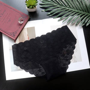 Braguitas de Encaje Estilo Francés Romántico, Onduladas, Sexys, Sin Costuras, Cómodas, Transpirables y de Cintura Baja para Mujer - Product Image 6