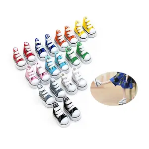 Wholesale 3.5cm Mini Canvas Sneakers Shoes Elf Doll Shoes