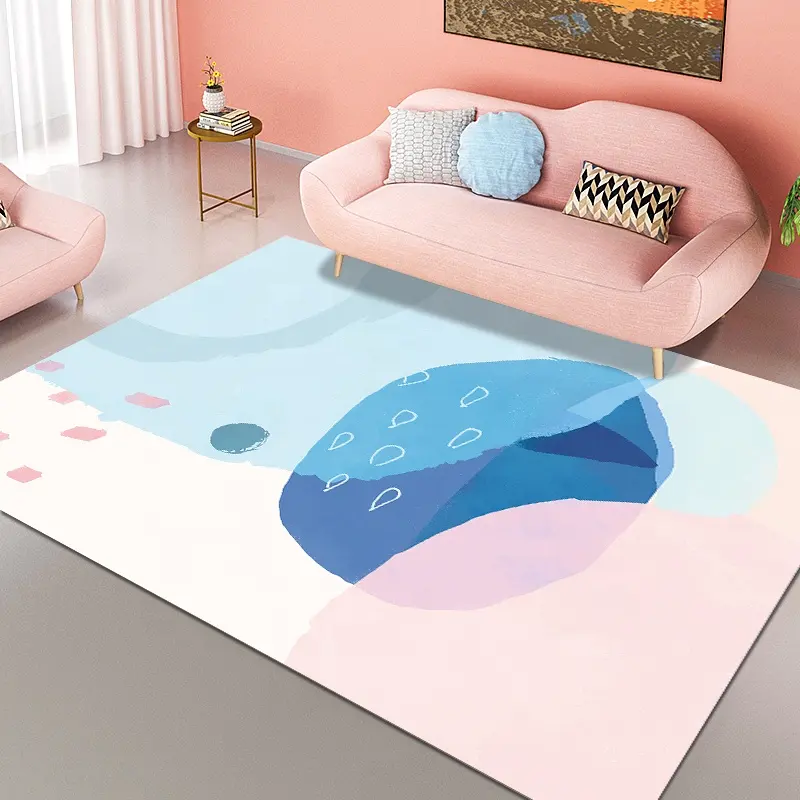 2023 Private Pattern Home Family Living Room Carpet Fluffy Nordic Large Floor Bedroom Bathroom Area Muslims Baby Playing Rug