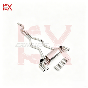 Silenciador de Escape Valvetronic Catback de Acero Inoxidable para <span class=keywords><strong>BMW</strong></span> <span class=keywords><strong>M440i</strong></span> M240i M340i M340 G20 G22 G26 G42, Tubo Pulido Espejo - Product Image 2
