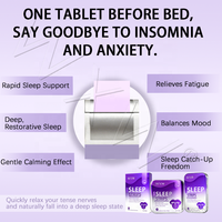 Bandes Dissolvantes Naturelles pour le Sommeil en Marque Blanche, Améliorent la Qualité du Sommeil, Complément Alimentaire, Soutien à l'Équilibre de l'Humeur, Bandes Orales en Film Fin